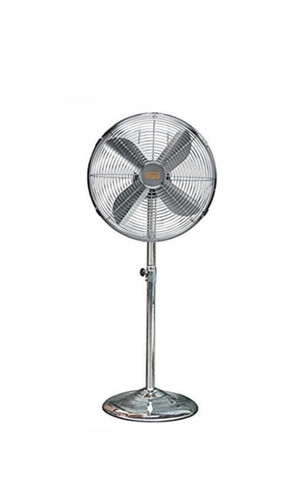 Ventilateur sur pied chromé - sur,