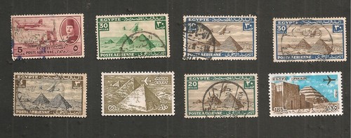 Egypte poste aerienne lot - egypte, 8