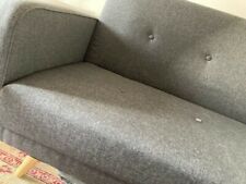 Canapé-lit 3 places en velours beige BROADWAY de Maison du Monde