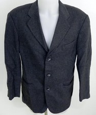 Veste de costume HUGO BOSS grise, 49% angora, taille 48