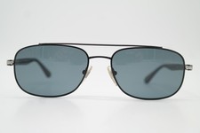 Lunettes De Soleil Vintage Persol 2405-S Noir Argent Gris Ovale