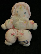 Doudou  poupée chiffon grelot