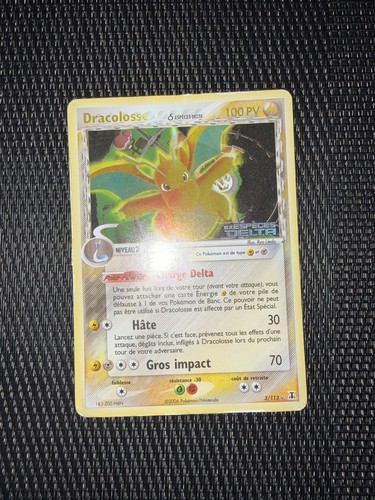 Carte pokemon dracolosse 113 - carte,