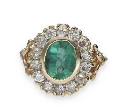 Bague jaune 14k 56 - en, or