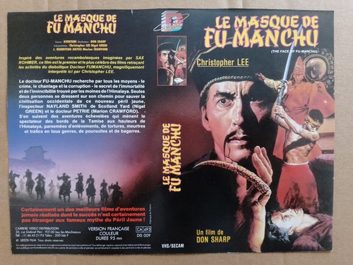 Jaquette vhs masque de - le, fu