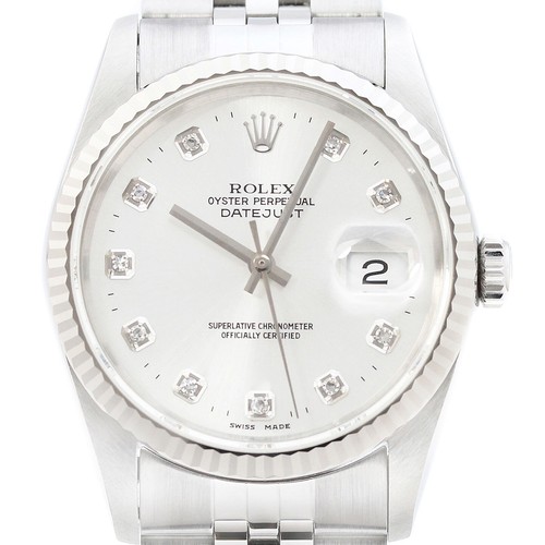 Rolex datejust 18k blanc - datejust,