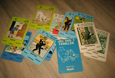 Cartes pour Jeu 7 Familles