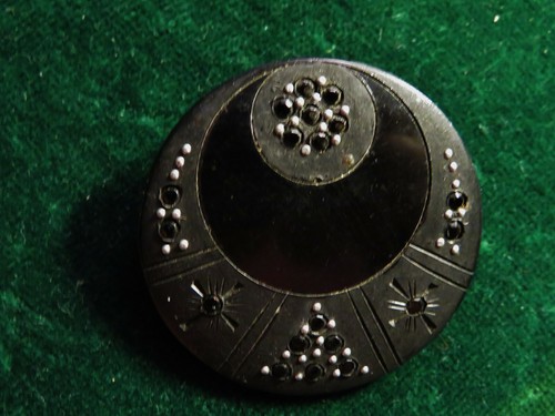 Broche deuil ancienne - deuil,