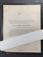 Messes Anniversaire Mme Foucher née Leroy, 1826-1871, Orléans, Loiret