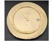 JAEGER-LECOULTRE HORLOGE DE TABLE MÉCANIQUE 8 JOURS ET DATE  - FONCTIONNE -