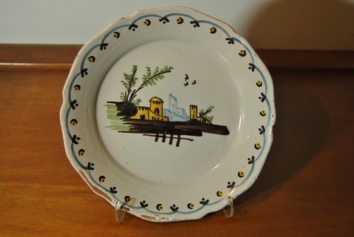 Assiette ancienne faience