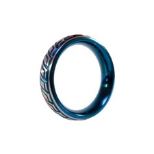 COCKRING METAL Anneau de pénis en métal Blue Wave