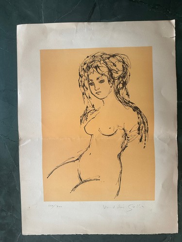 Lithographie originale michele - originale,