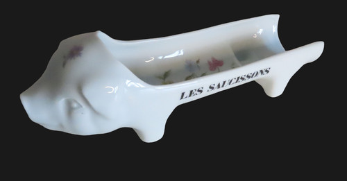 Plat saucisson porcelaine - plat, de