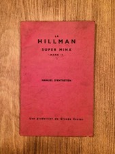Hillman super minx mark - hillman, 2