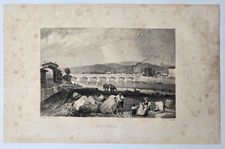 Gravure 1840 : LOIRE, ROANNE