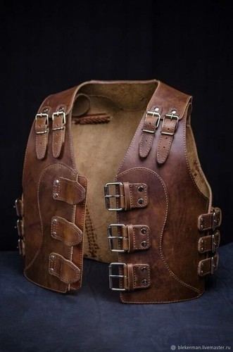 Veste médiévale cuir - veste, en