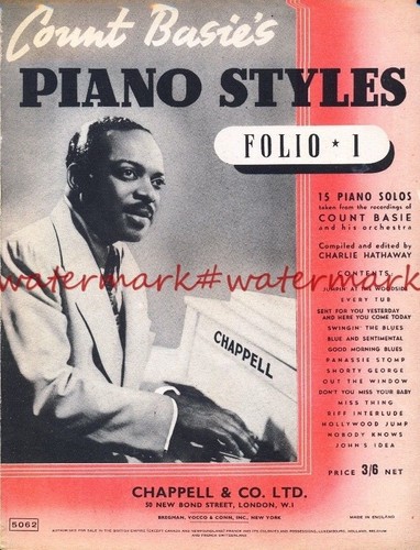Count basie piano styles - count, basie's