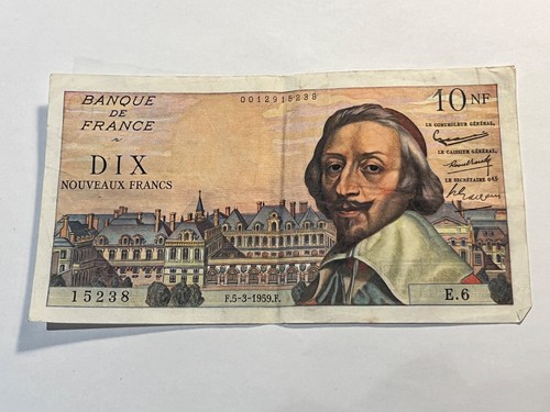 Billet france nouveaux - france, 10