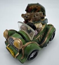 Tirelire En Céramique Pour Enfant Voiture Oursons Souvenir Vert