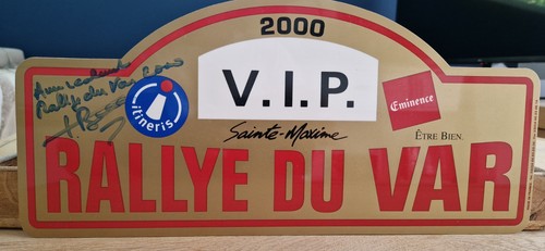 Plaque rallye var 2000 - rallye, du