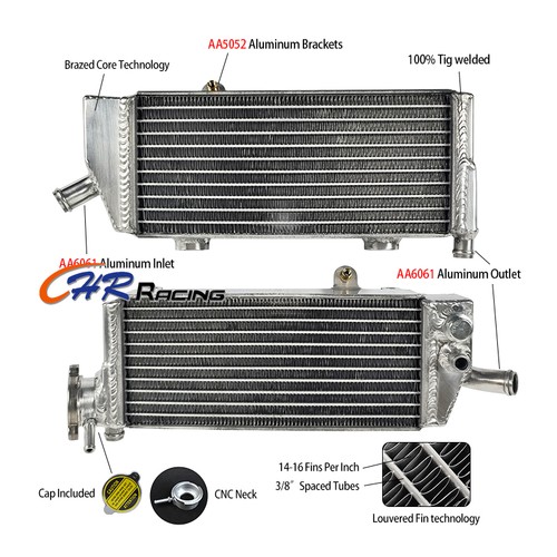Aluminum radiator for ktm - aluminum,