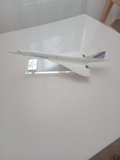 1976 SUPERBE CONCORDE AIR FRANCE MAQUETTE D'AGENCE 1:200 EN RESINE Très Bon État