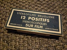 STÉRÉOFILMS BRUGUIÈRE-12 POSITIFS STÉRÉOSCOPIQUES SUR FILM - Lac Léman (Suisse)