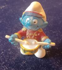 Figurine Schtroumpf Uniforme Tambour. Occasion.