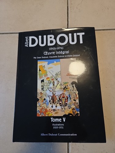 Livre albert dubout oeuvre - livre,