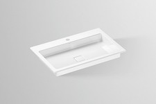 Bassin encastrable Alape EB.RE700H.2, rectangulaire L : 700 mm H : 90 mm P : ...