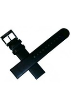 Mondaine Horloge de Gare Bracelet en Cuir Noir 18mm FE3118.20Q