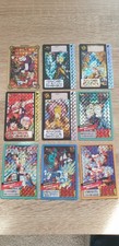 Lot de 9 cartes dragon ball z
