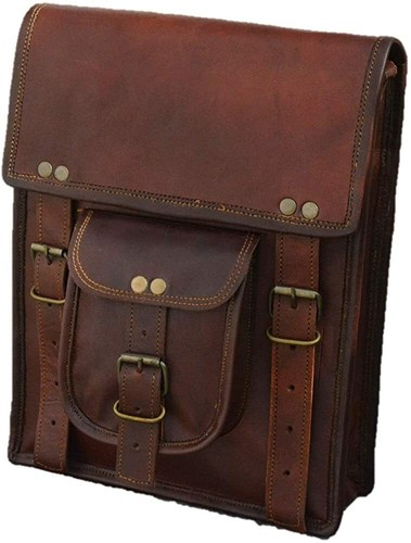 Sac besace cuir chèvre - cuir,