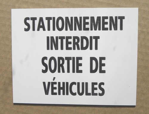 Plaque panneau stationnement - plaque,,