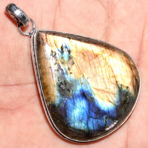Pendentif labradorite et - pendentif,