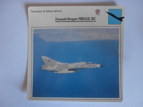Carte fiche avion - avion, –
