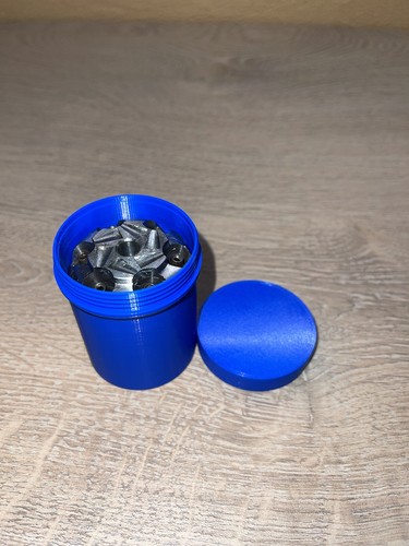 Boite bleu pour - , barillet