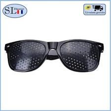Lunettes à Trous Sténopé Grille Vue Améliorer Vision Exercice