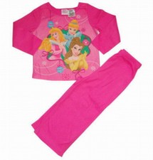 PYJAMA FLANELLE PRINCESSES AURORE BELLE BLANCHE-NEIGE 5-6 ans DISNEY CHAUD HIVER