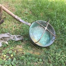 Ancienne casserole en cuivre art déco