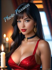 Photo portrait femme robe