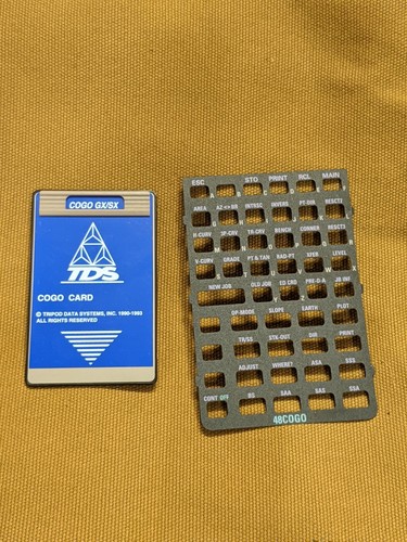 Tds cogo version 4 - tds, gx/sx