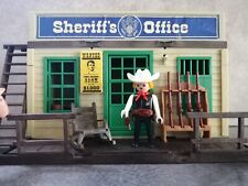 Playmobil Geobra 1976 Klicky Sheriff 's Office Réf 3423 Époq Popy Bandai Godaiki