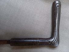 ART NOUVEAU art déco Poignée de porte ancienne art deco  carré 7 mm serrure