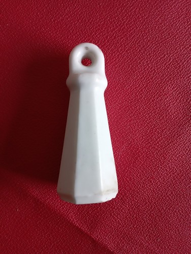 Ancienne poignee porcelaine - ancienne, en
