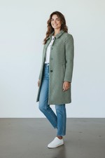 Manteau Desigual Laine Vert &