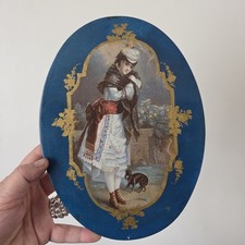 Plaque Médaillon Porcelaine