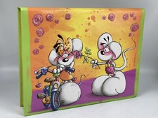 Vintage DIDDL / DIDDLINA BOÎTE à SECRETS + Miroir Interne Papeterie T.Goletz