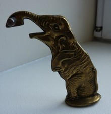 Vintage Elephant Brass Bottle